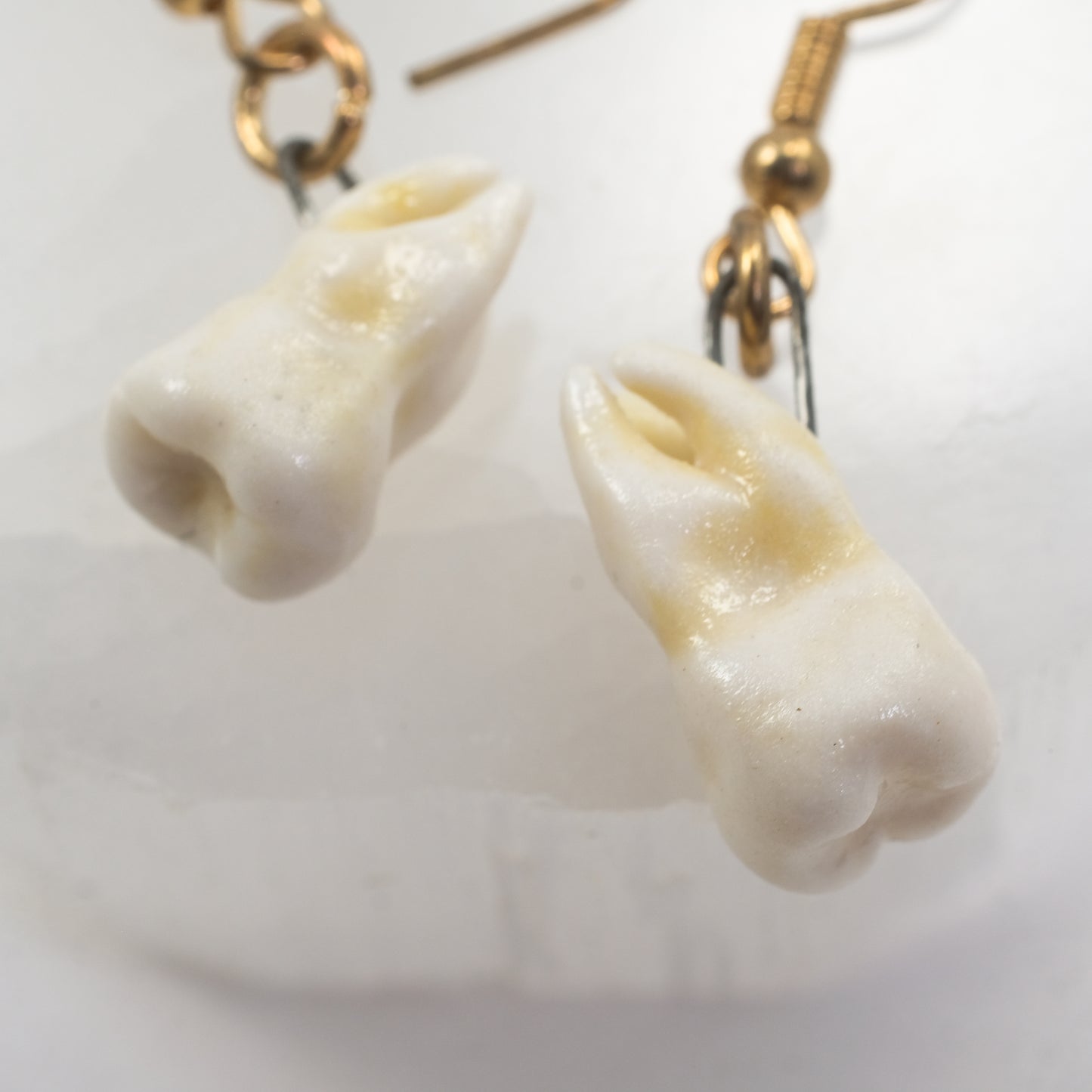 Porcelain Teeth Earrings