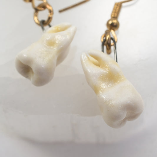Porcelain Teeth Earrings