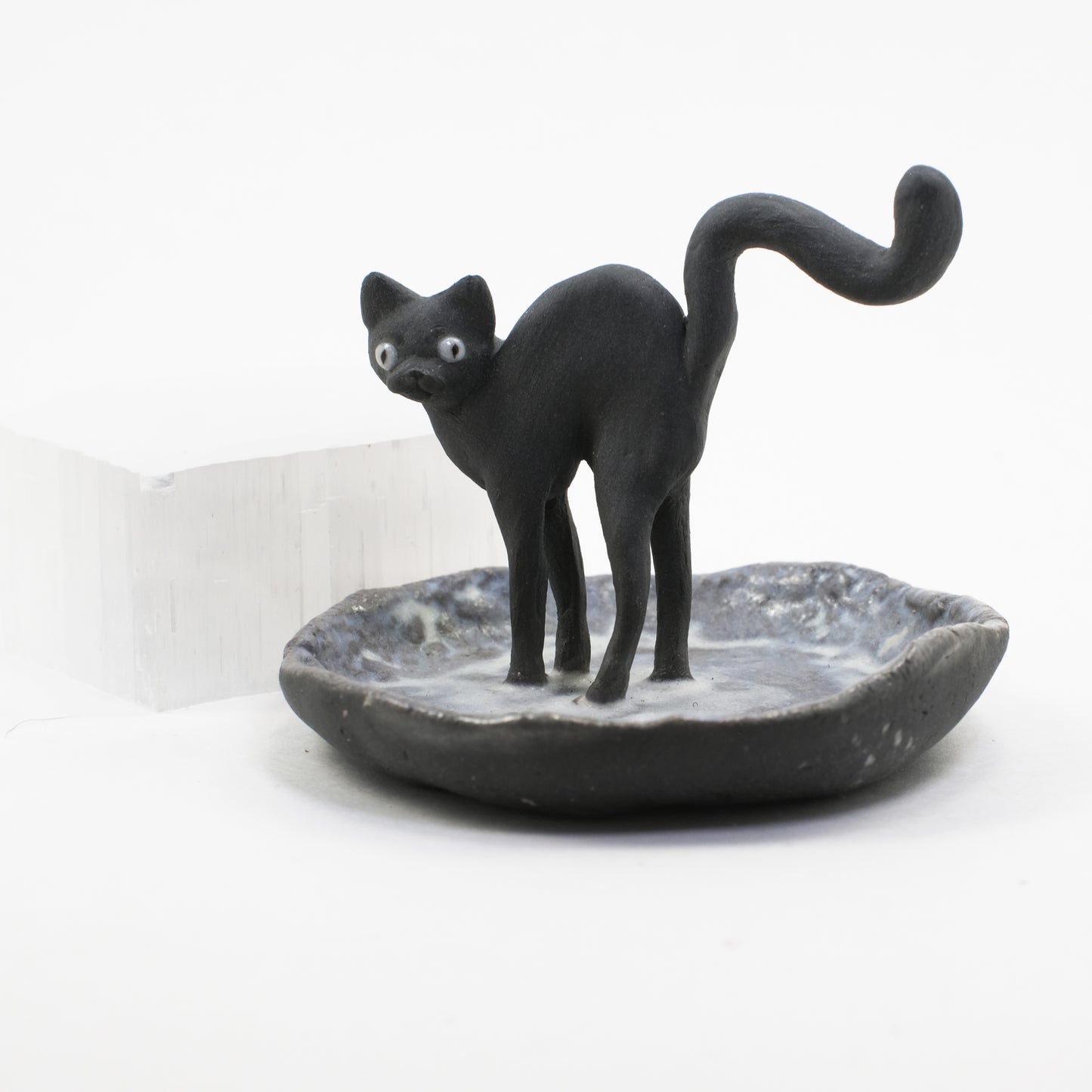 Black Cat Ring Dish